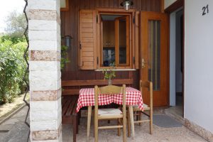 Terrasse vor der Haustüre