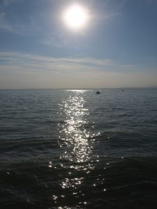 Abendstimmung über der Baia delle Sirene